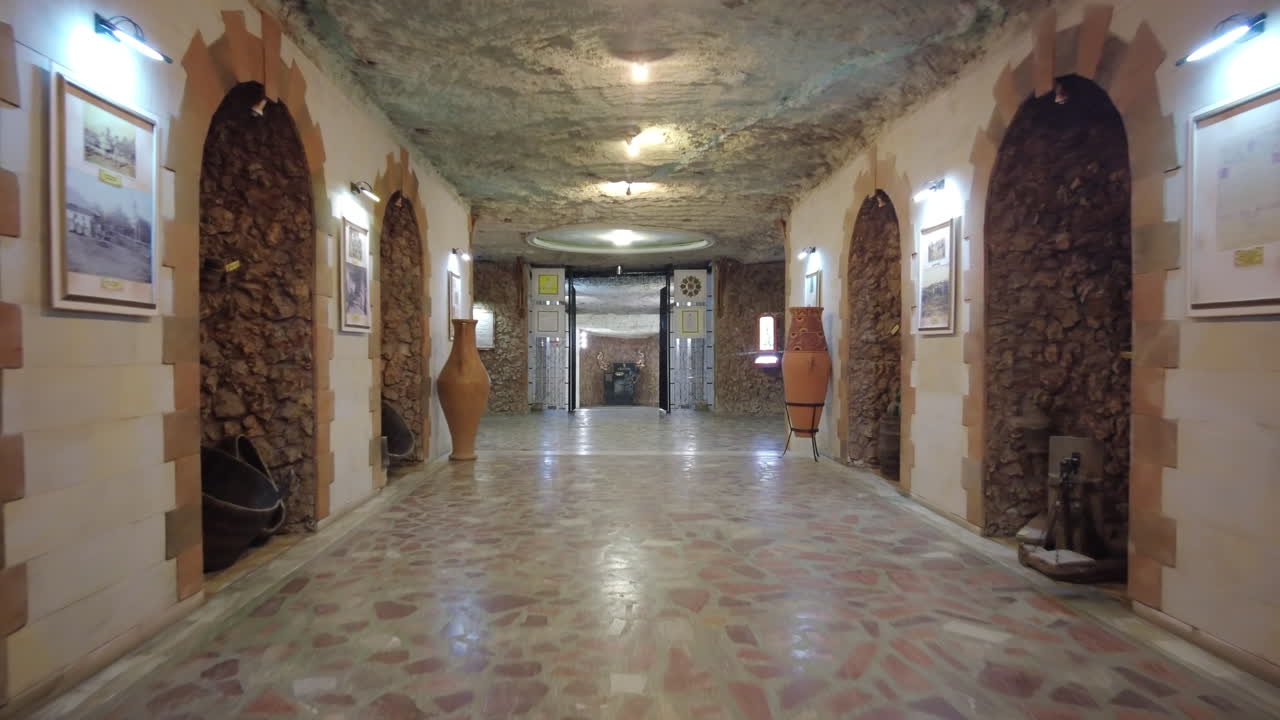 CRICOVA, MOLDOVA - 10 OCTOBER, 2021: Cricova underground winery and restaurant