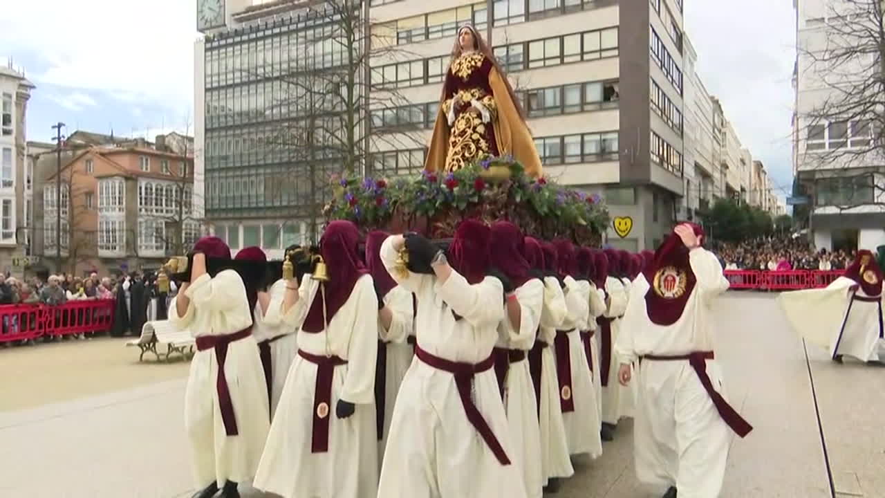 Religious Procession in a City Square