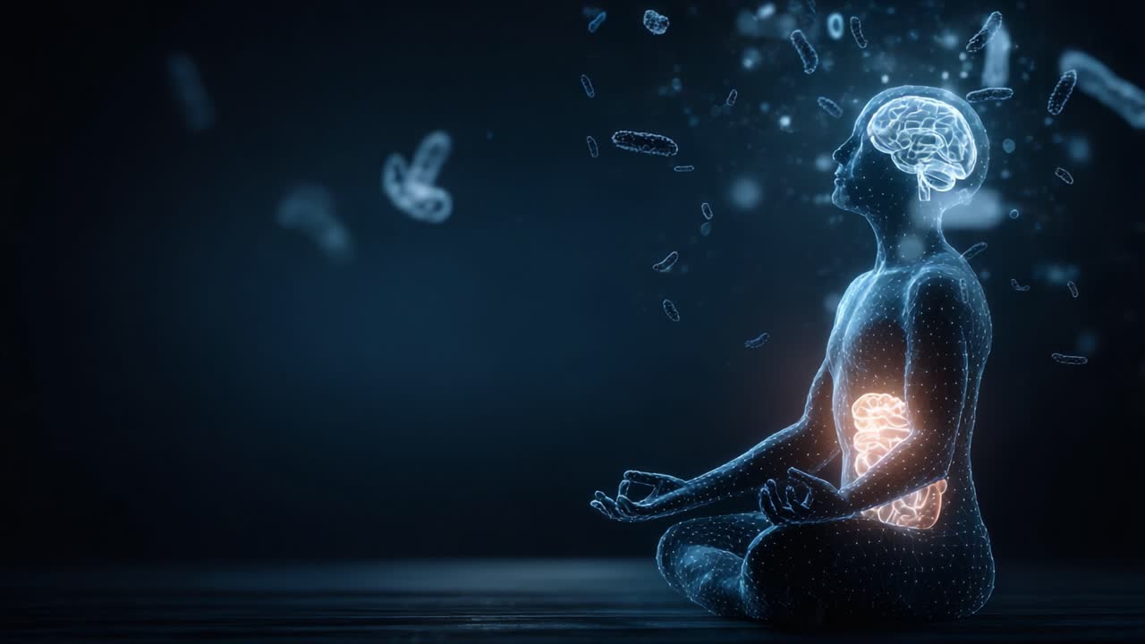 Un Viaggio Contemplativo di Mente e Corpo: Esplorare l'Interconnessione tra Coscienza, Pensiero e Salute Intestinale Attraverso la Visualizzazione Digitale