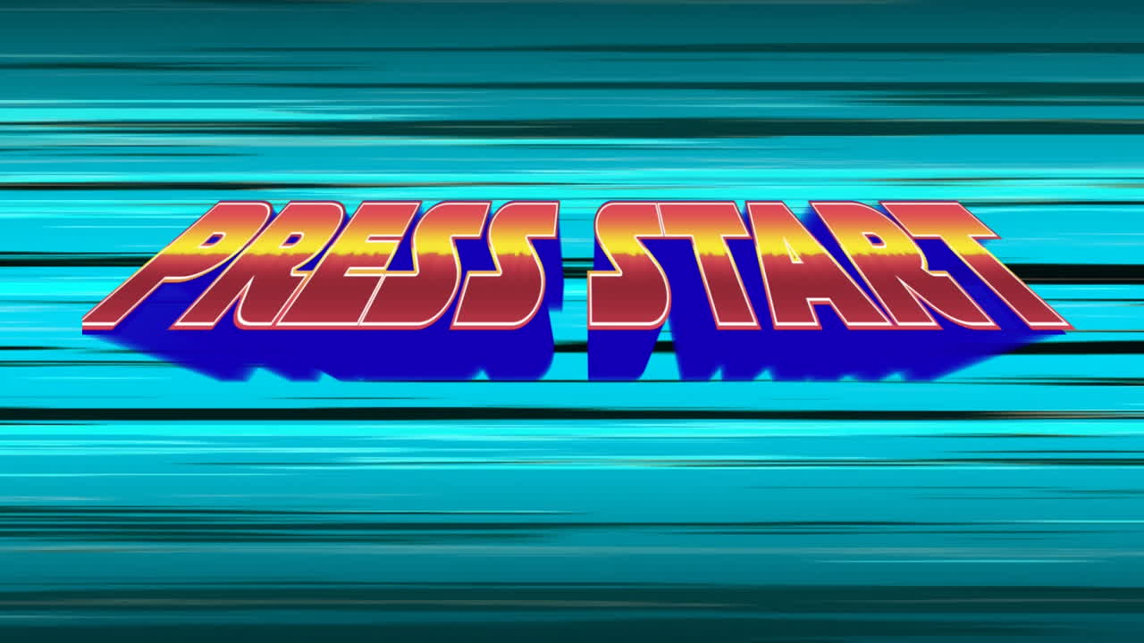 아케이드 게임 프레스 시작