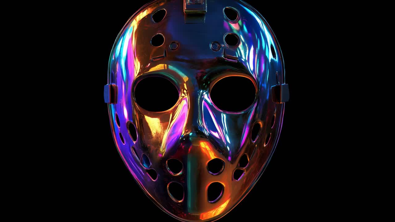 Colorful Hockey Mask