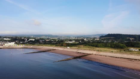 Dawlish-Warren-Beach-With-Calm-Waves