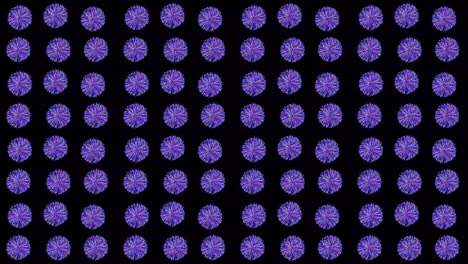 hermoso caleidoscopio abstracto que brilla, una luz radiante que regula los movimientos sutiles