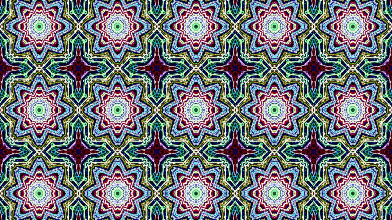 Le immagini presentano un tunnel dal design ipnotico con modelli colorati in loop continuo, offrendo un'esperienza sensoriale coinvolgente. Questo screensaver valorizza qualsiasi spazio digitale con un movimento vivace.