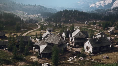 View-on-old-Italian-village-in-the-Apennines-mountains