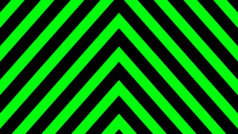 green and black visual background shaped arrow moving up