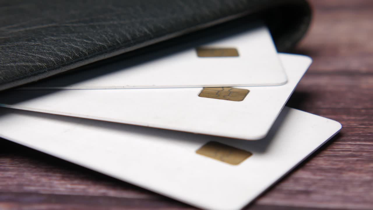 tarjetas de crédito en la billetera