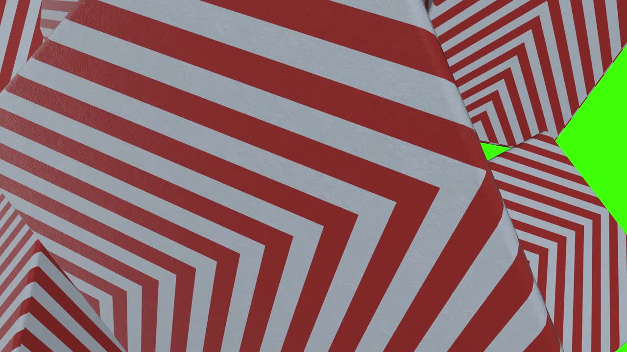 추상적인 크리에이티브 3d 박스 트랜지션 마스크, 그린 스크린, 알파 채널 박스