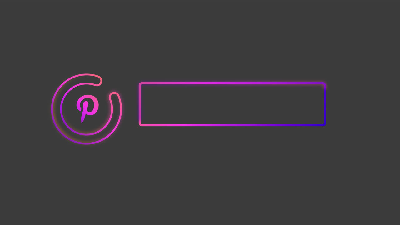 Pinterest Logo and Loading Bar