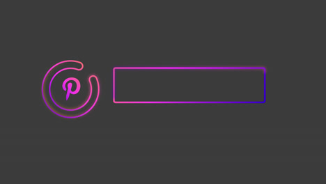 Pinterest Logo and Loading Bar