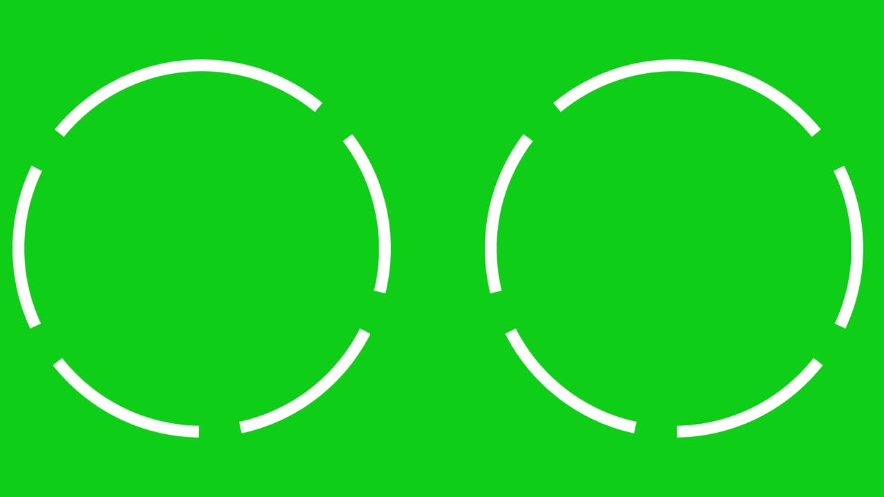 rotación del círculo división pop animación gráficos de movimiento