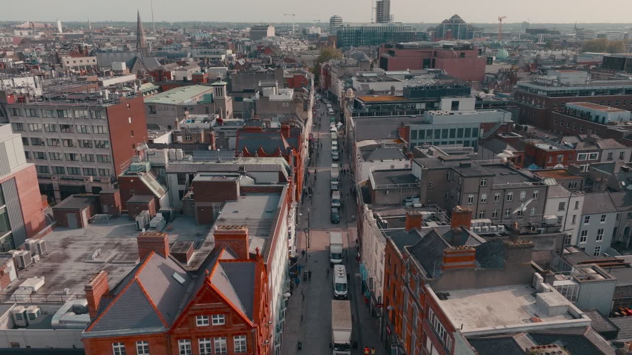 Grafton Street in Downtown Dublin Ireland