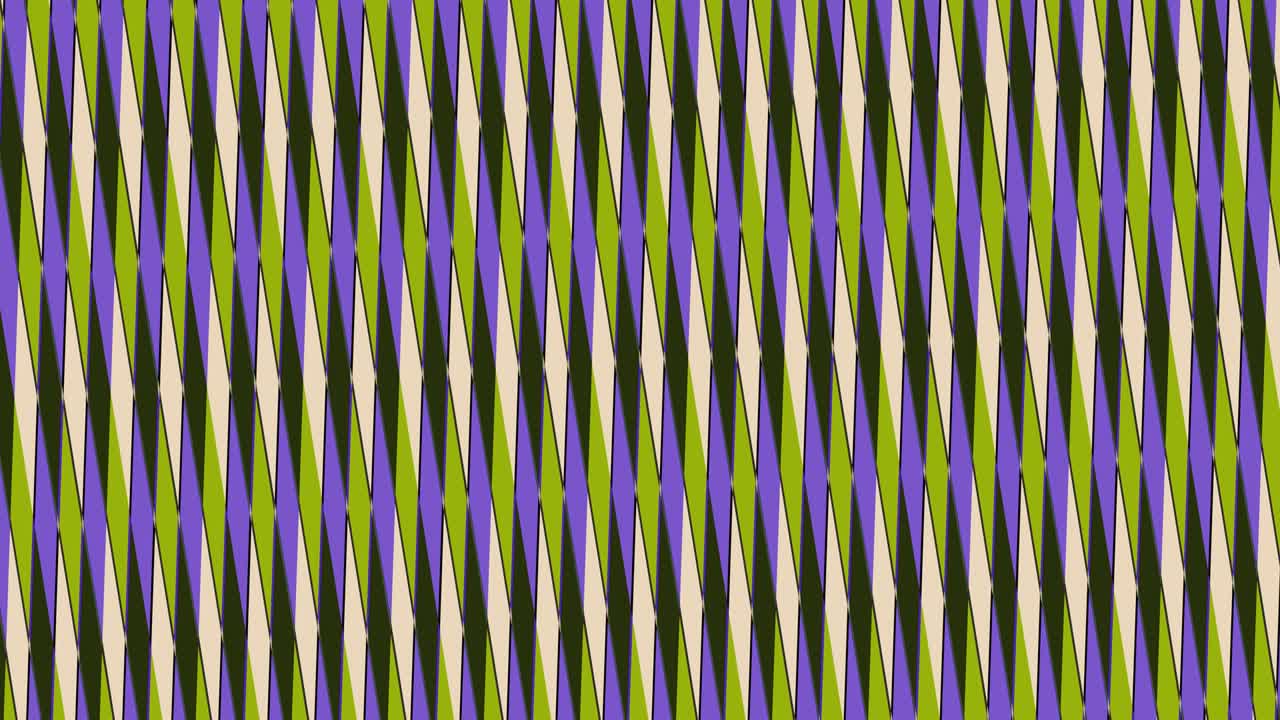 교차된 색의 줄무로 구성된 애니메이션입니다.