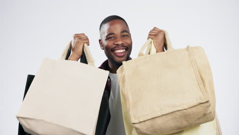 bolsas de compras para el hombre, el estudio y el medio ambiente