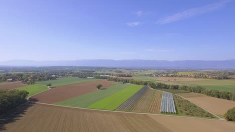 Drone-aerial-view-over-a-Autumn-forest-in-Switzerland