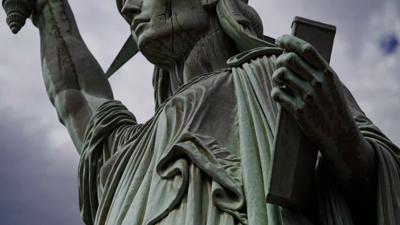 Damaged Statue of Liberty
