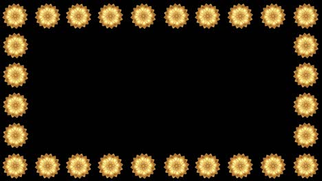 ramadán fondo islámico - 4k ramadán islámico - formas geométricas - (loopable) - flor de loto - forma giratoria