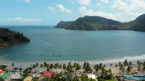 full view of maracas bay in trinidad