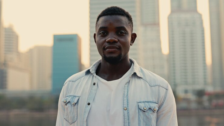 African Man in City
