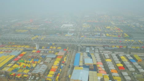 aerial view of maha kumbh mela, aerial view of mahakumbh 2025 prayagraj