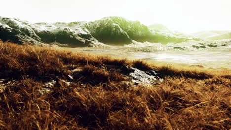 dry-grass-fields-and-mountains-in-Nepal