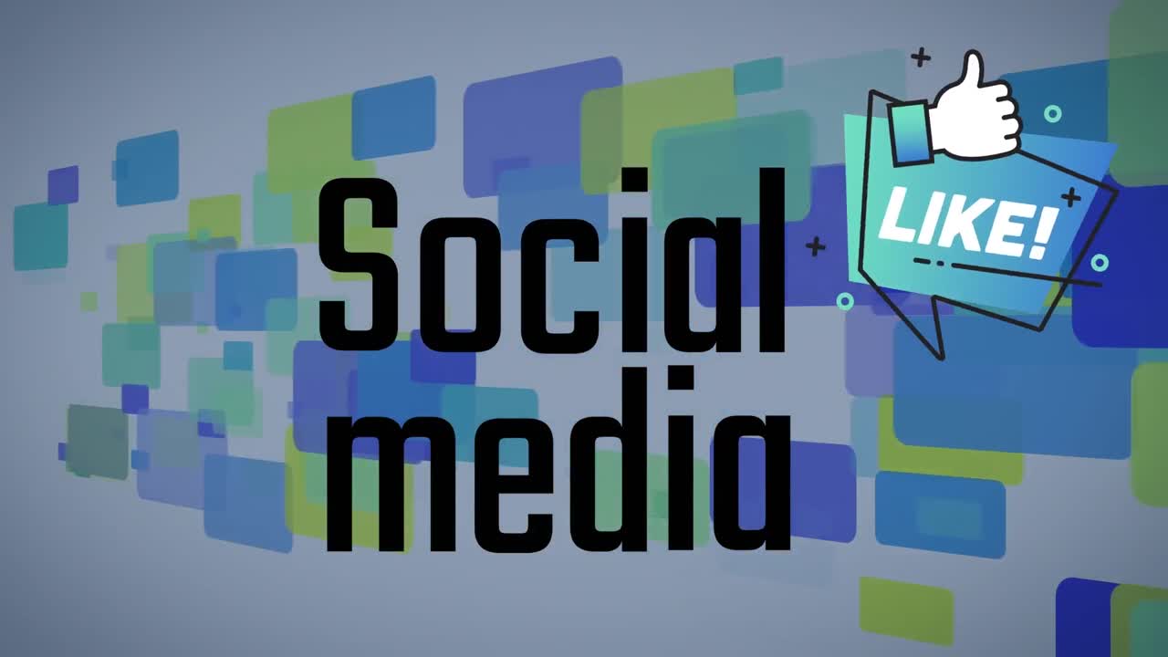 animación del texto de venta sobre un fondo abstracto