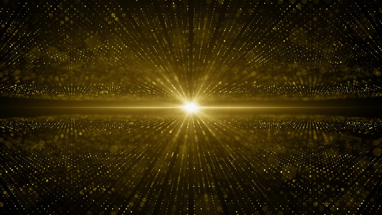 입자 금 반이는 보케상 먼지 추상적인 배경 루프