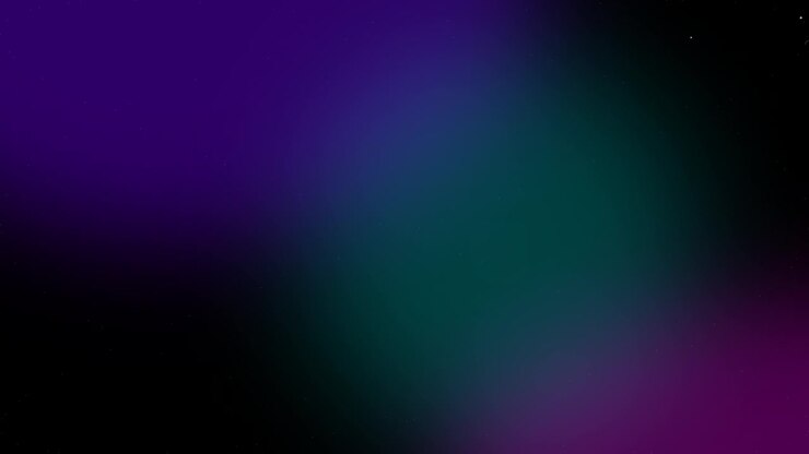 Abstract Purple and Teal Gradient Background with Film Grain Texture