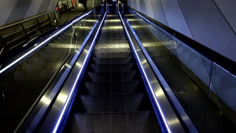 movement on the escalator.