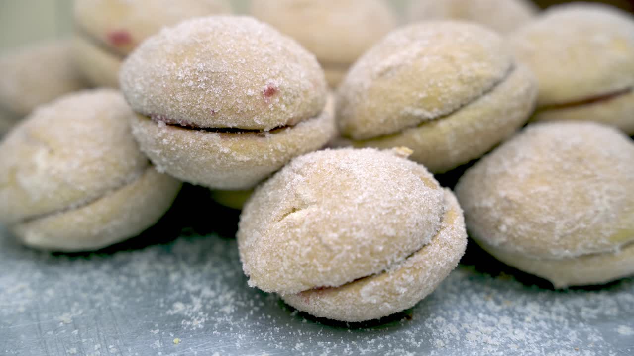 deliciosos macarons pan dulce en la tienda