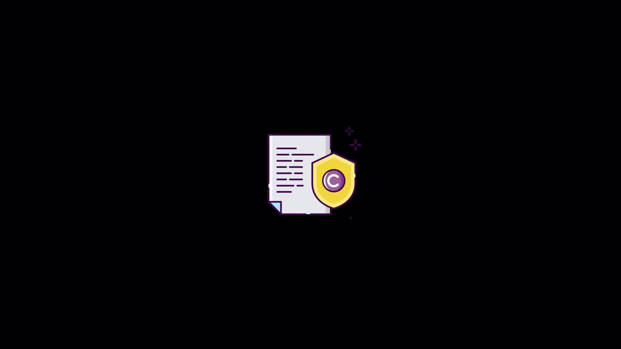 Ikonanimation for ophavsretbeskyttelse