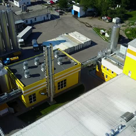 vista aérea de una zona industrial