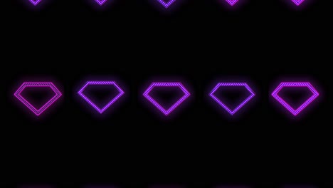 Patrón-De-Diamante-Retro-Con-Neón-Púrpura
