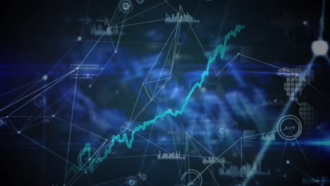 Networks-of-connections-over-world-map-against-data-processing