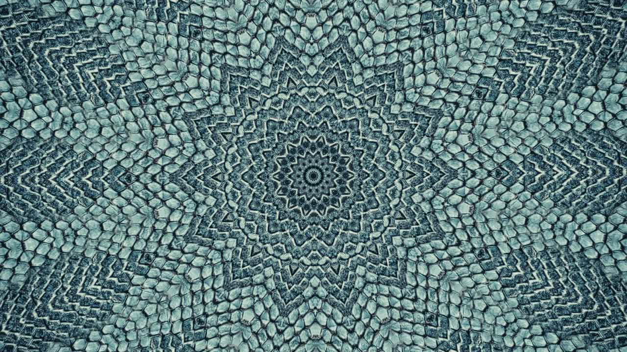 efecto de paralaje. fondo de piel de serpiente azul radial. textura de piel de serpente en primer plano. zoom de 4k en las imágenes