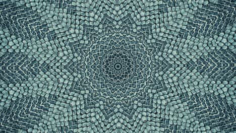 parallax effect. radial blue snake skin background. snake skin texture closeup. 4k zoom in footage