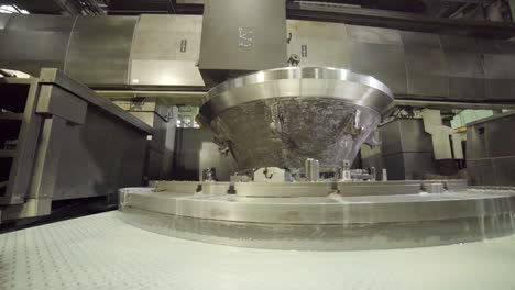 cnc machining of a large metal part