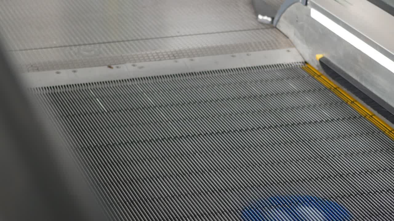 Escalator in an urban building