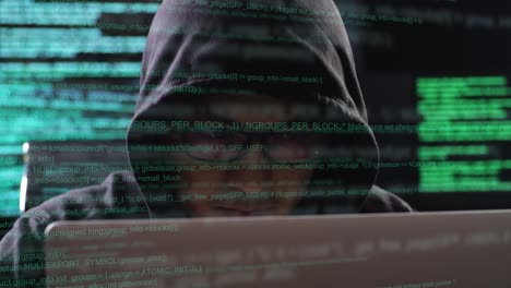 hacker en acción