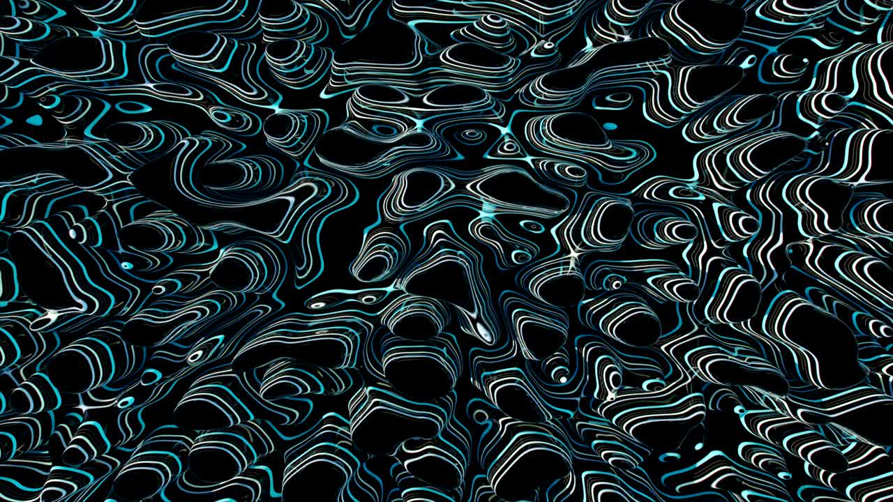 curvas de neón brillantes y abstractas.