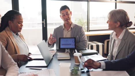 Applause,-business-people-and-man-with-a-tablet