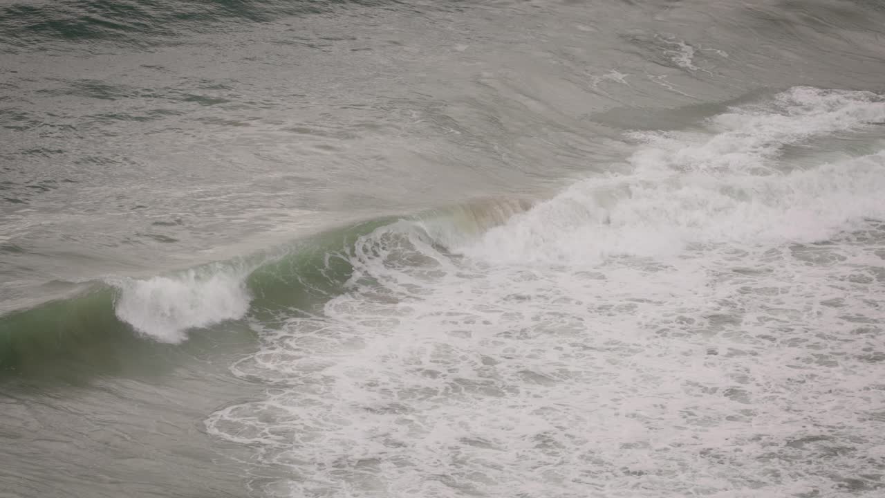 호주 골드코스트에 있는 버리 헤즈 국립공원의 산책로를 따라 바다를 볼 수 있다.