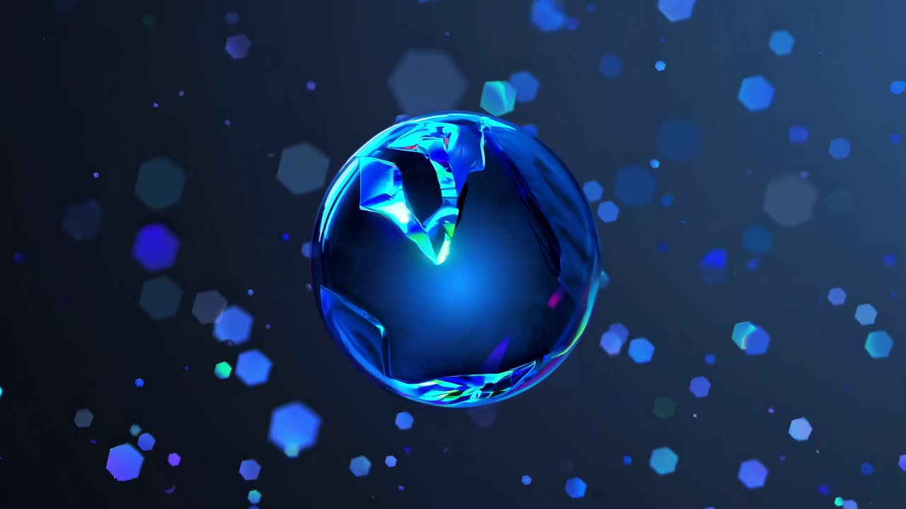 추상적인 네온 구