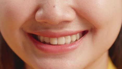 smiling woman's face