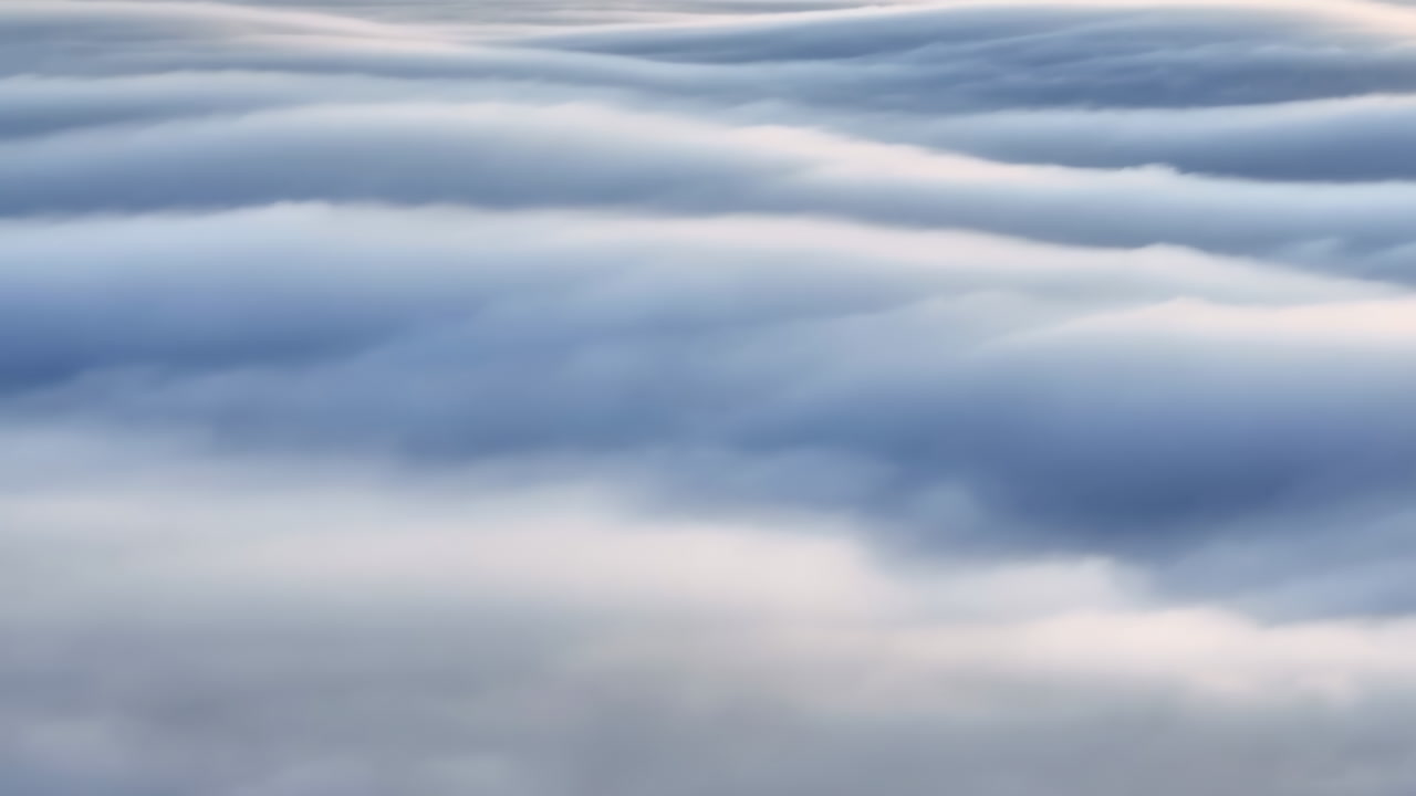 Majestic Aerial View of a Sea of Clouds