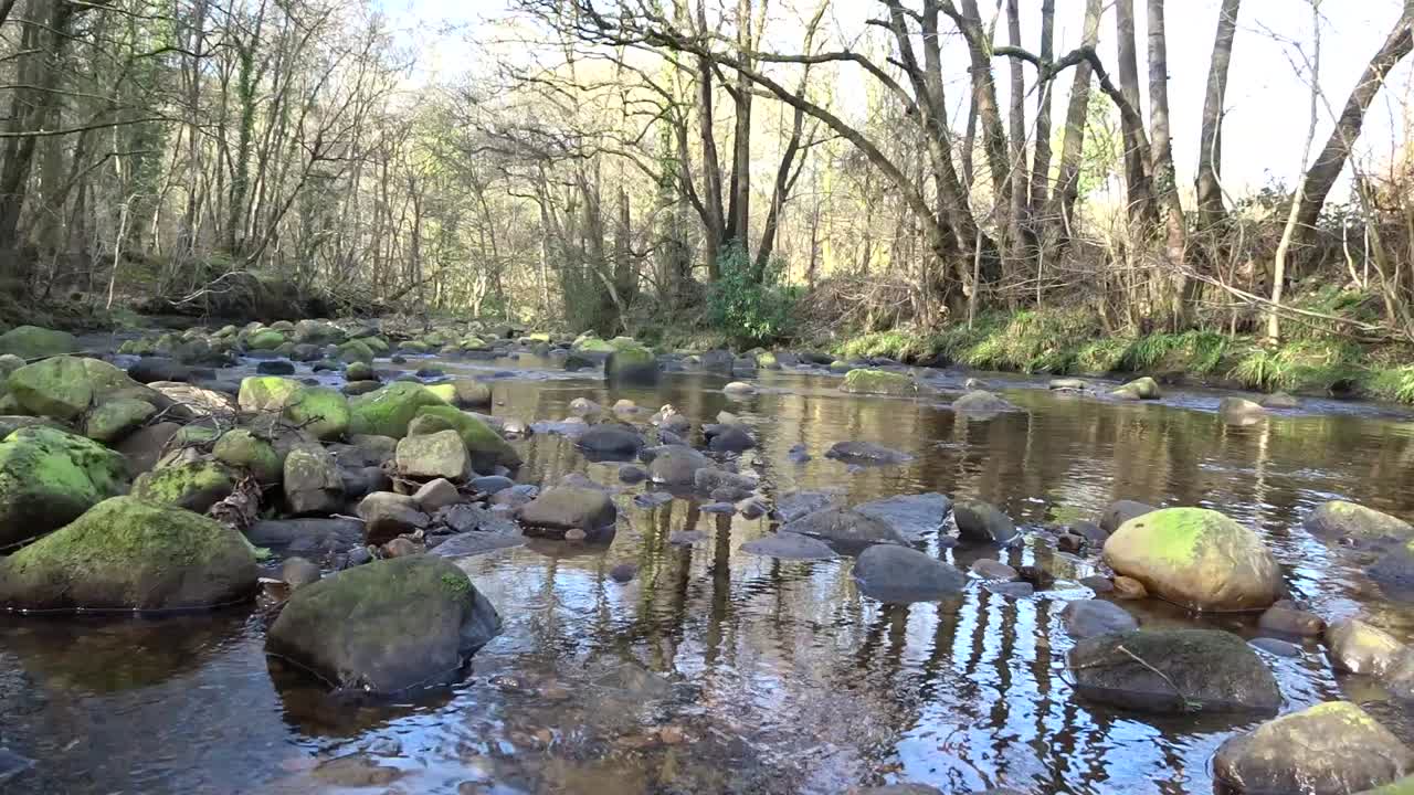 hermosas escenas del campo y el río lancashire