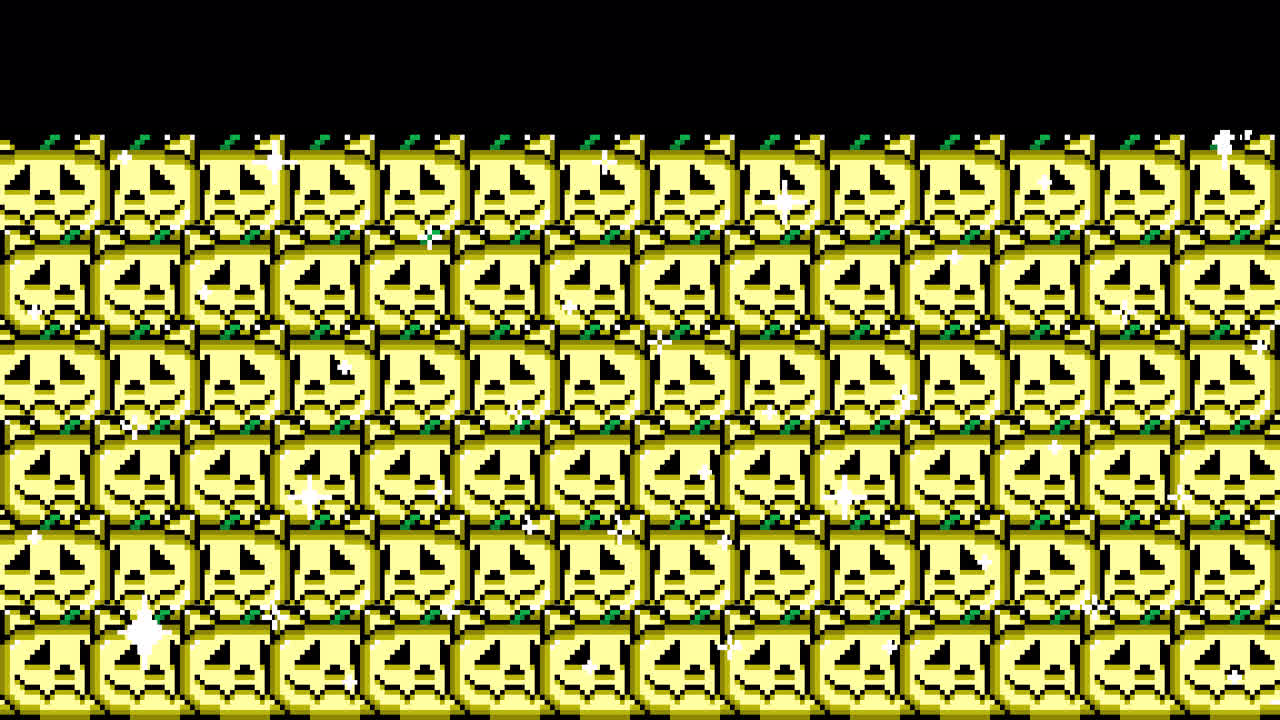 Pixel Halloween-pumpakattövergångar. 1080p – 30 fps – Alfakanal (4)