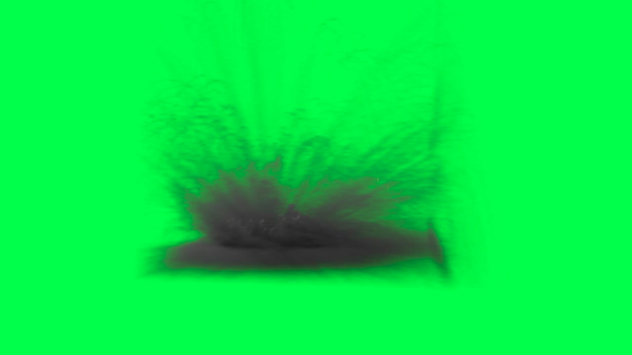 Explosion Green Screen Effect | Premium Stock Video Footage