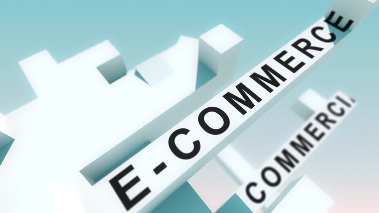 маркетинговые слова электронной почты, анимированные кубиками