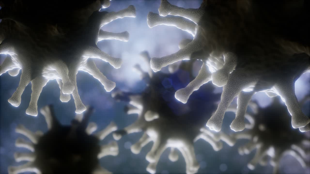 rotación del bucle del coronavirus covid-2019